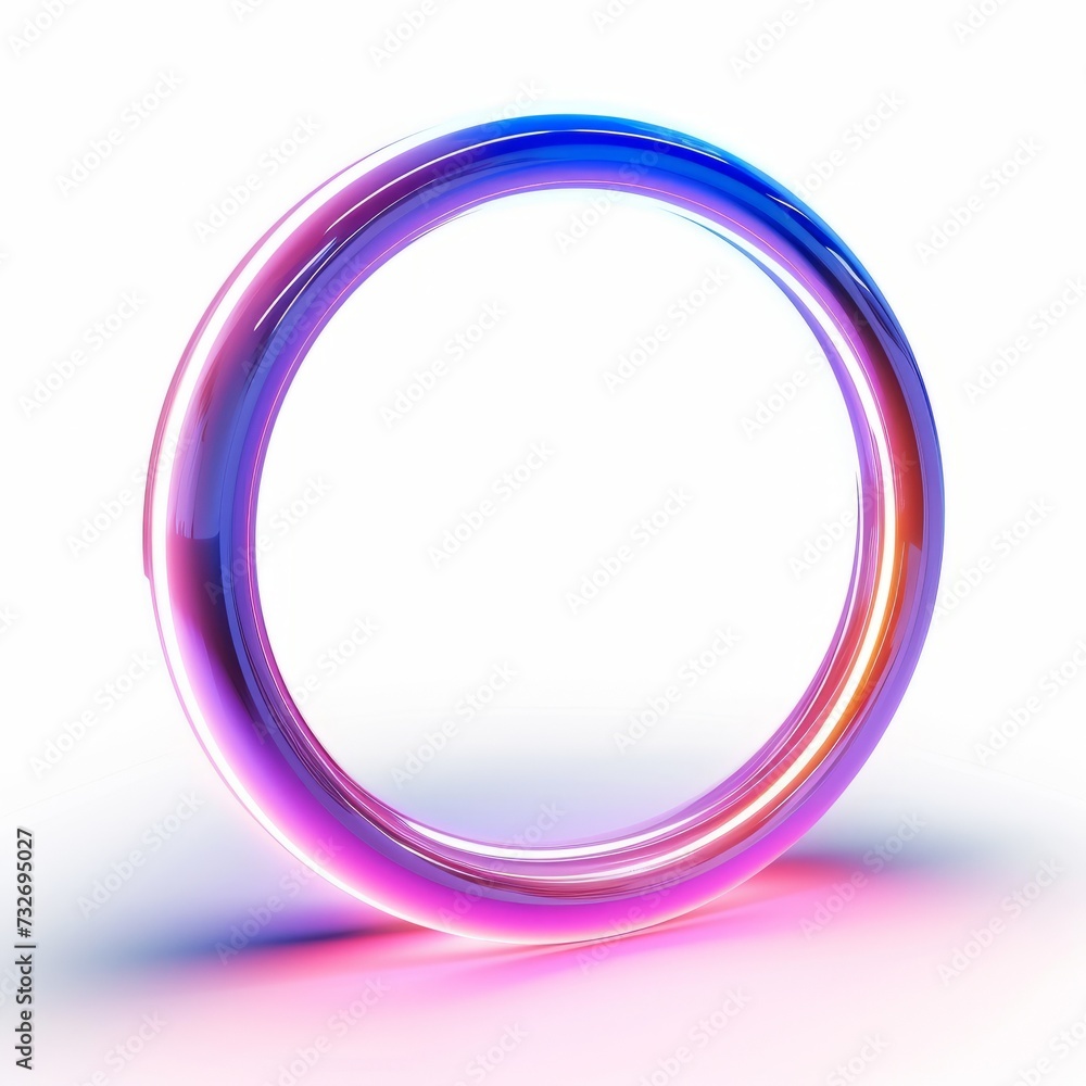 neon glow 3d effect circle neon glow 3d effect circle