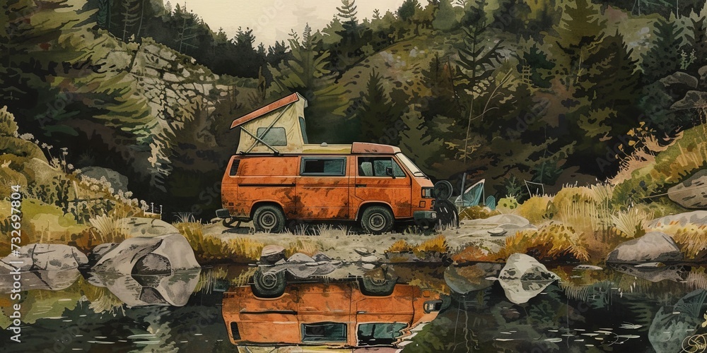 Living in a van down by the river Living in a van down by the river