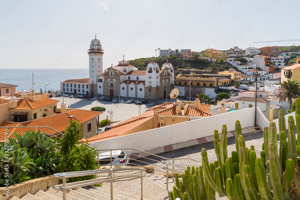 Stadtzentrum von Candelaria, Teneriffa, Kanarische Inseln, Spanien ...