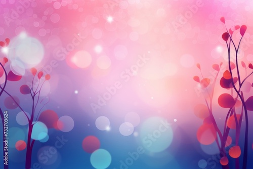 Abstract bokeh glitter background for International Women's Day or Women's month photo