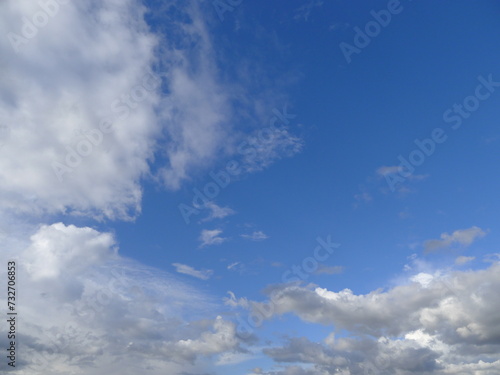 Cielo blu con nuvole