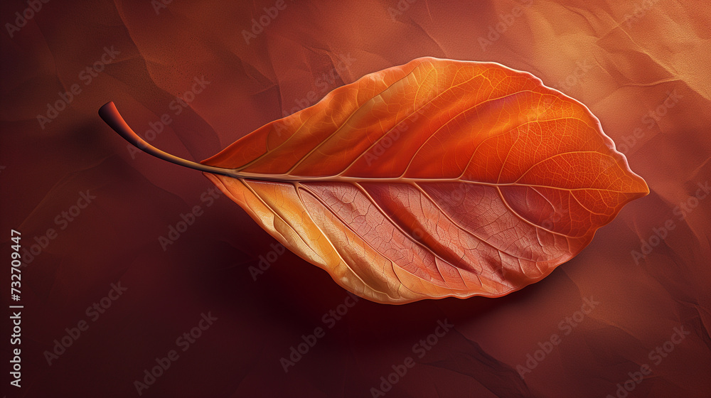Autumn's Veins The Elegance of a Single Fall Leaf Autumn's Veins The Elegance of a Single Fall Leaf