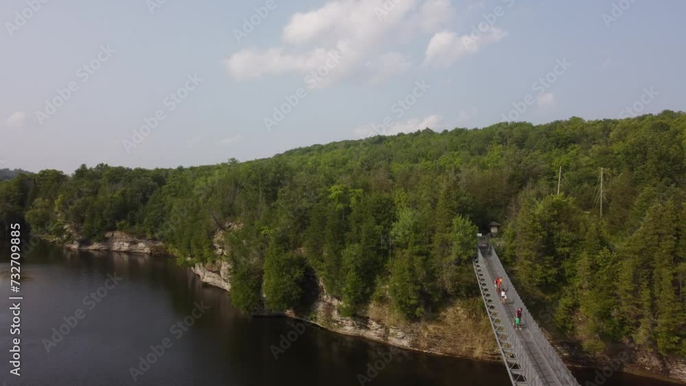 Ranney Gorge Suspension Bridge, Ontario Canada Ranney Gorge Suspension Bridge, Ontario Canada