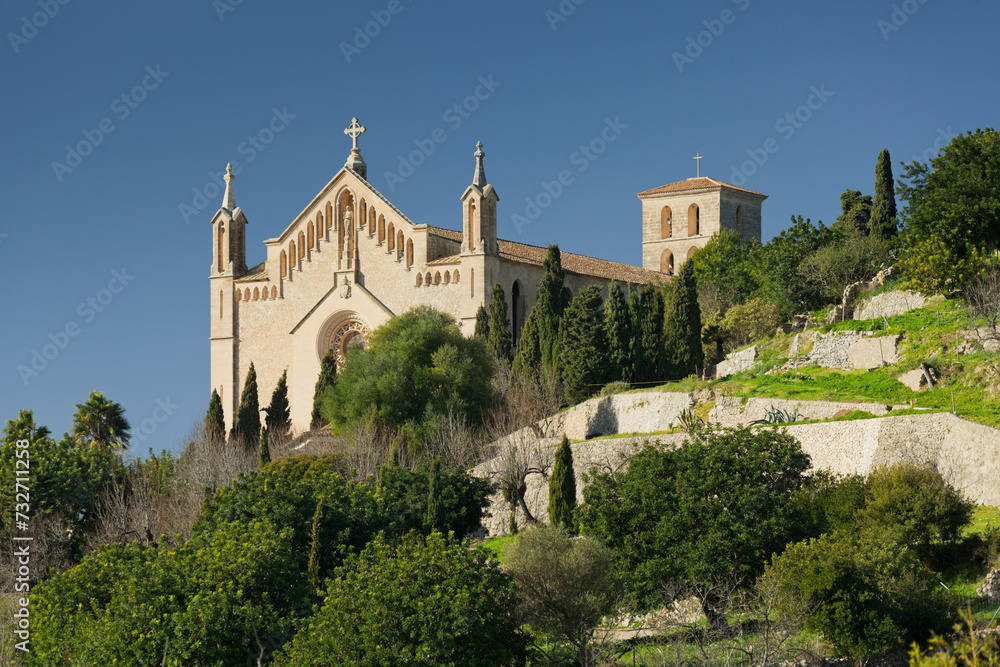 Spanien, Mallorca, Artà, Sant Salvador, Kirche Spanien, Mallorca, Artà, Sant Salvador, Kirche