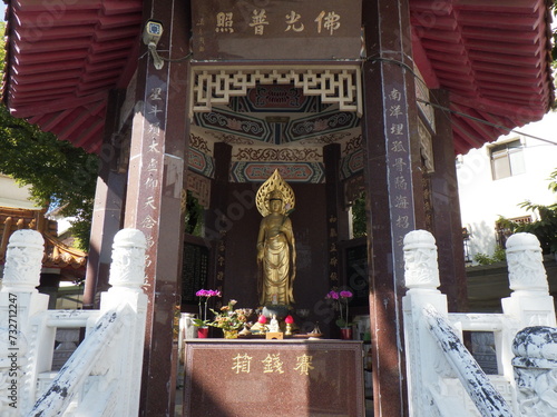 TAICHUNG, TAIWAN - December 31, 2023 :Famous temple scenery in Taichung, Taiwan