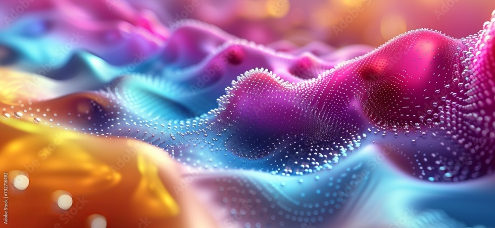 A Mesmerizing 3D Abstract Multicolor Visualization A Mesmerizing 3D Abstract Multicolor Visualization