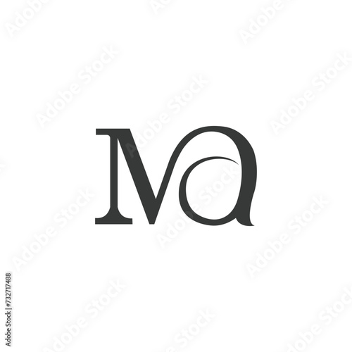 Free Download AM, MA, A AND M Abstract initial monogram letter alphabet logo design - GFXLoad