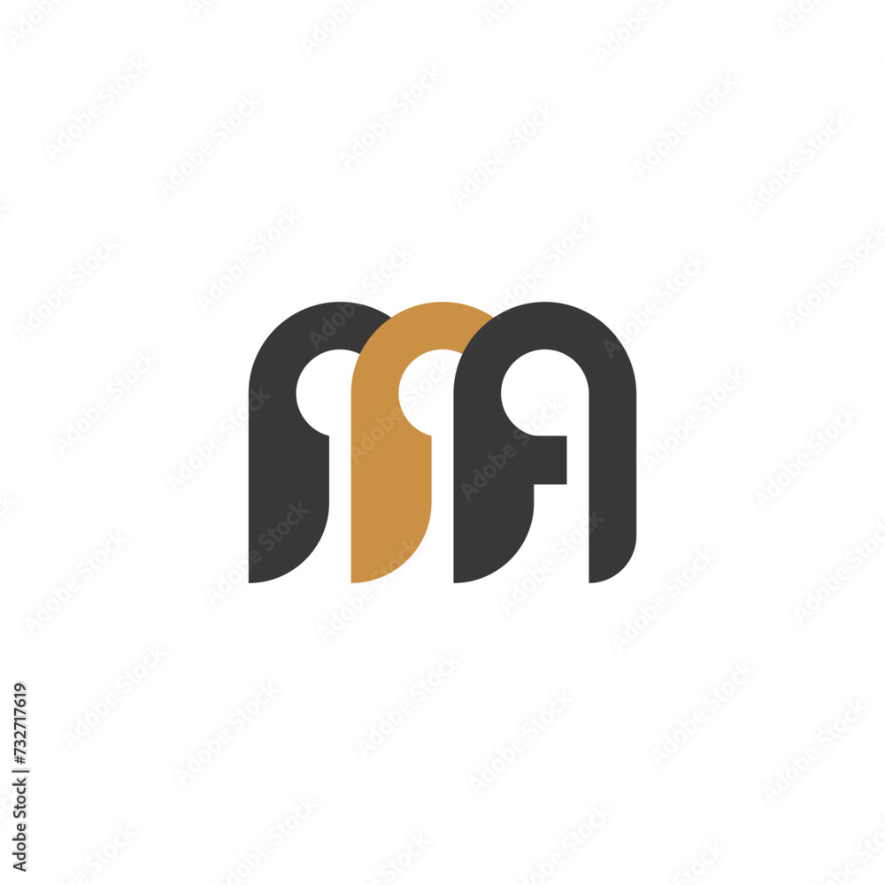 AM, MA, Abstract initial monogram letter alphabet logo design AM, MA, Abstract initial monogram letter alphabet logo design