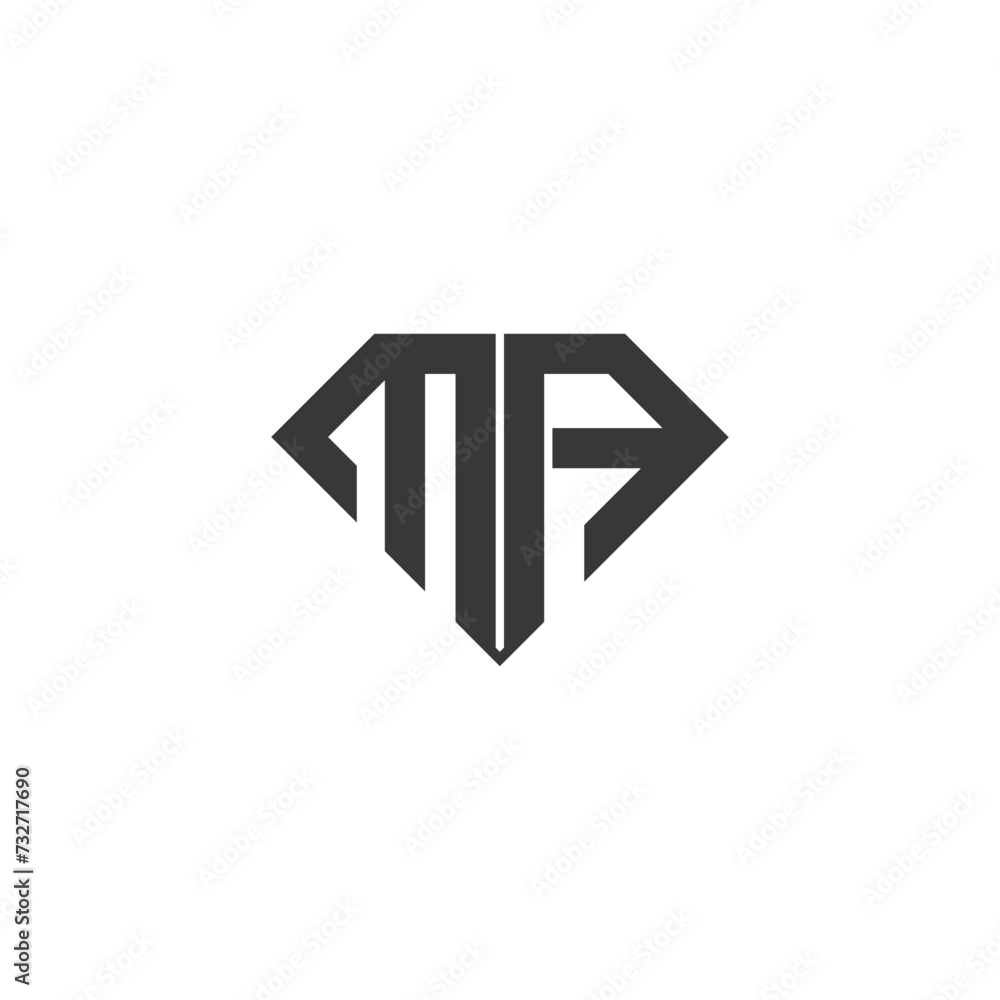 Alphabet letters Initials Monogram logo AM, MA, A and M Alphabet letters Initials Monogram logo AM, MA, A and M