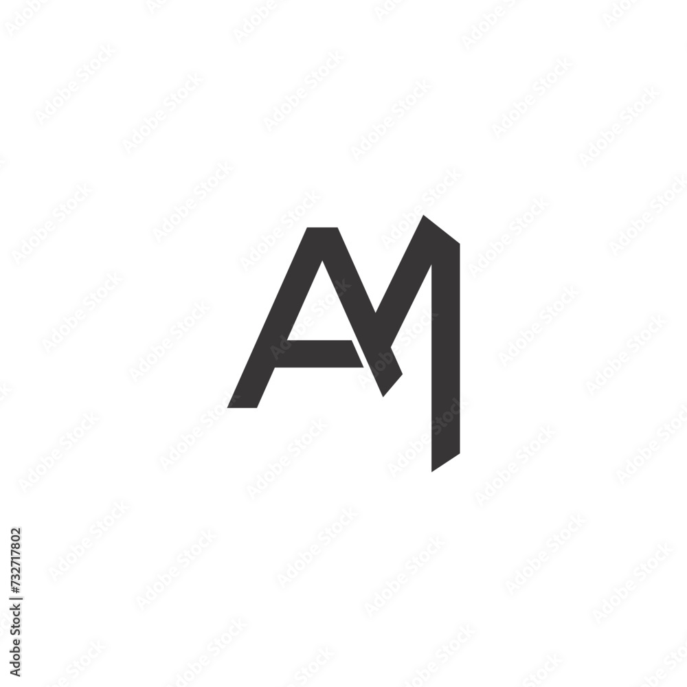 MA or AM logo and icon design MA or AM logo and icon design