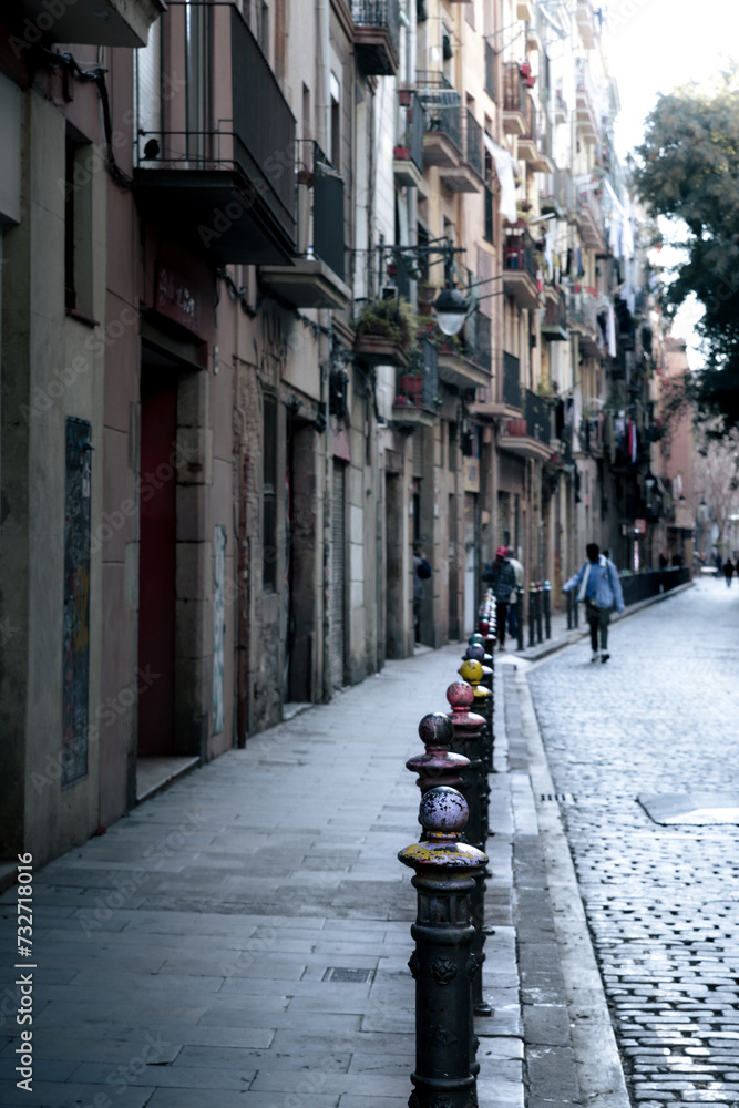 Obraz premium street in the city // calle en la ciudad