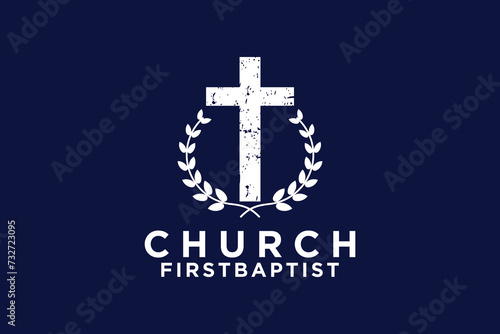 Church logo design creative unique concept