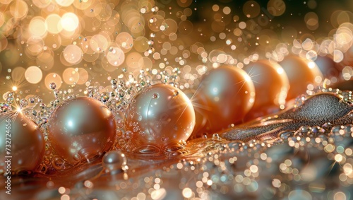 Multiverse Pearls: Eggs Rendered in Futuristic Glory photo