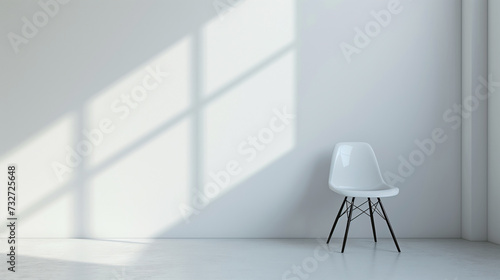 Minimalist Elegance Solitude in Space and Shadow