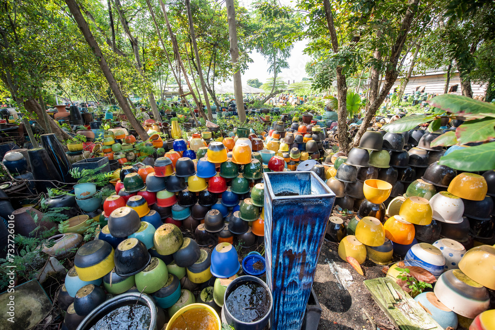 Fototapeta premium THAILAND RATCHABURI POTTERY CERAMICS SHOP