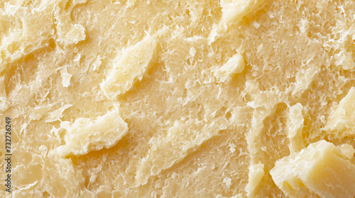 Parmesan cheese texture close-up