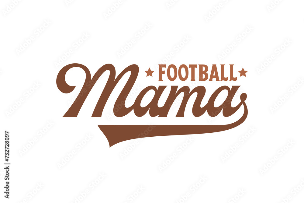 Football mama quote SVG design