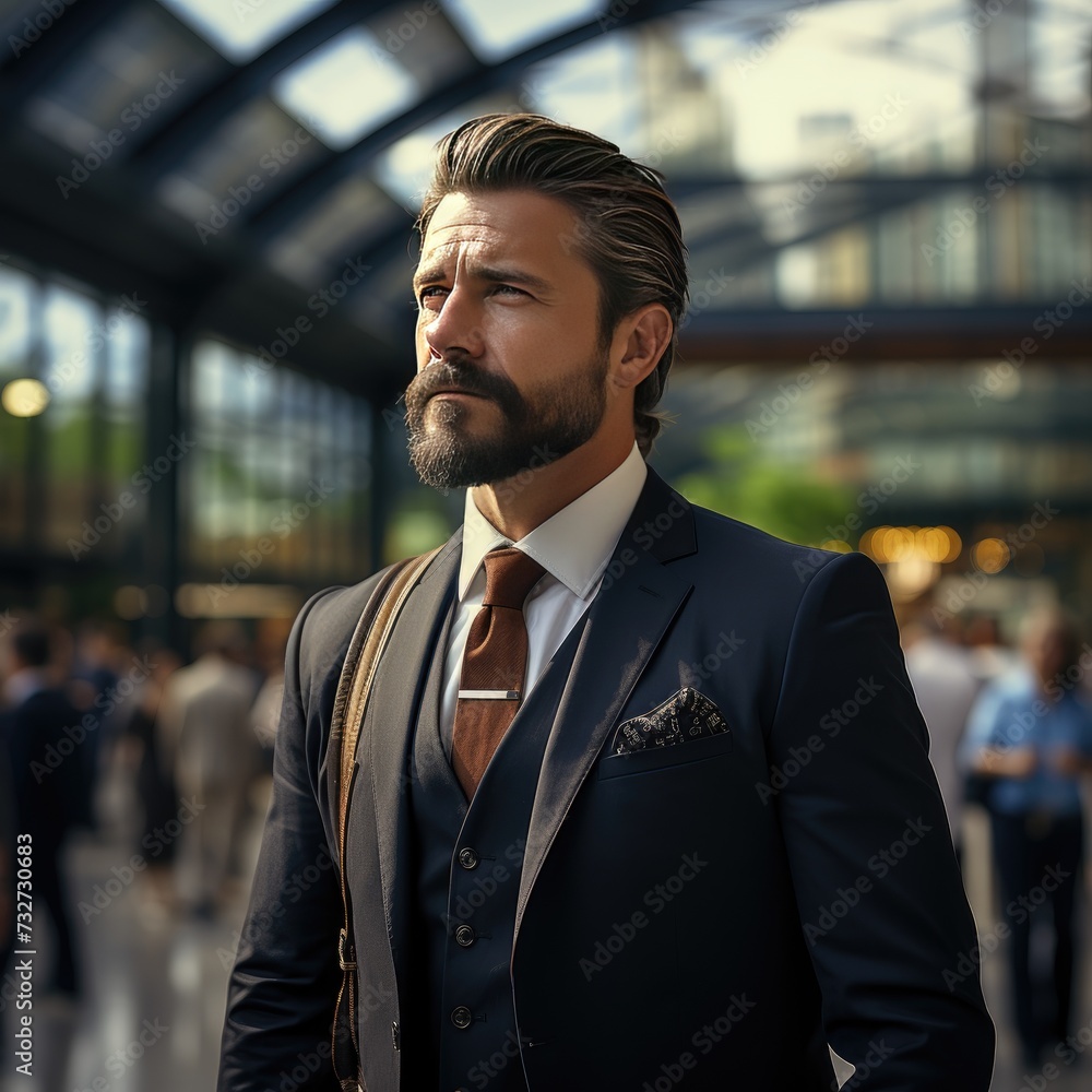 Handsome smiling confident businessman portrait Handsome smiling confident businessman portrait