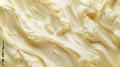 Background texture of buttercream