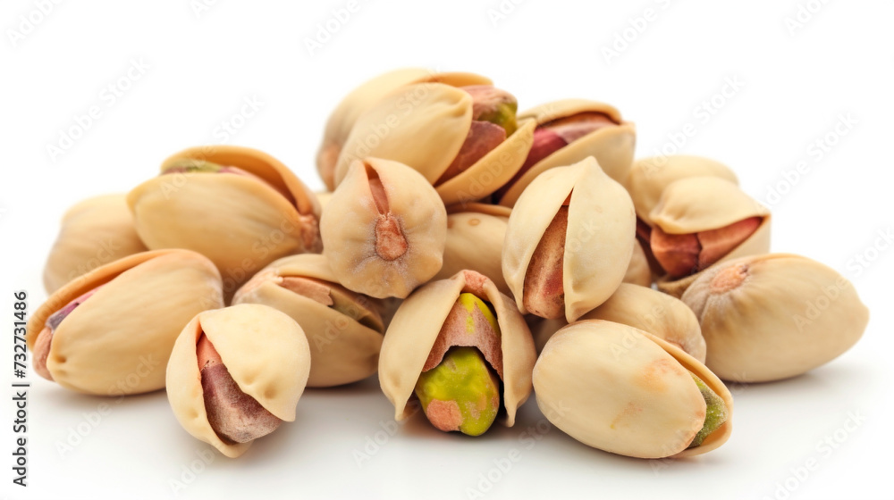 pistachio nuts isolated on white background pistachio nuts isolated on white background