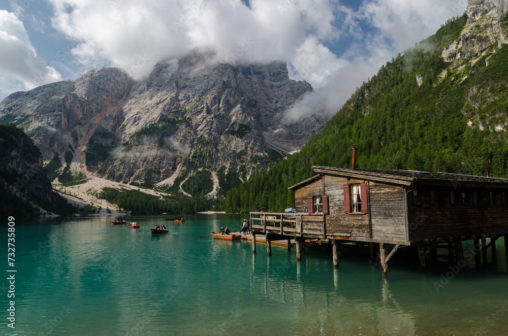 lake in the mountains