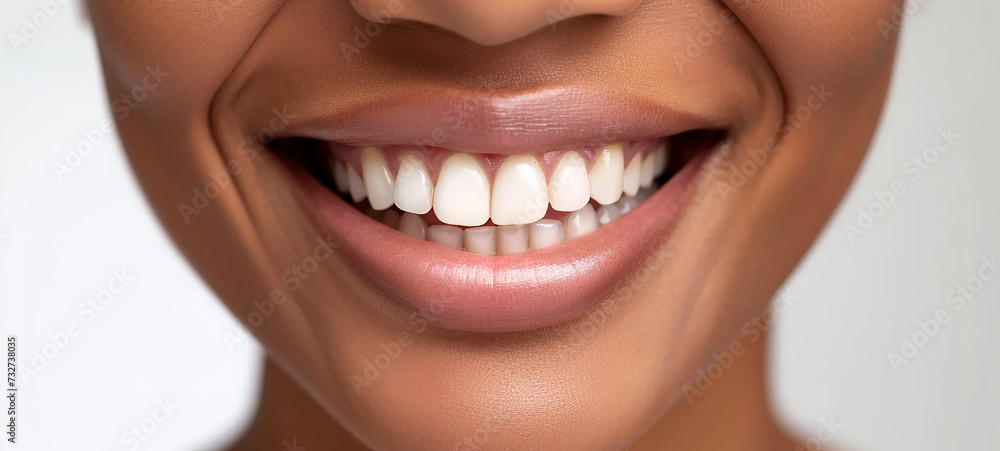 Beautiful smile with clean white teeth Beautiful smile with clean white teeth