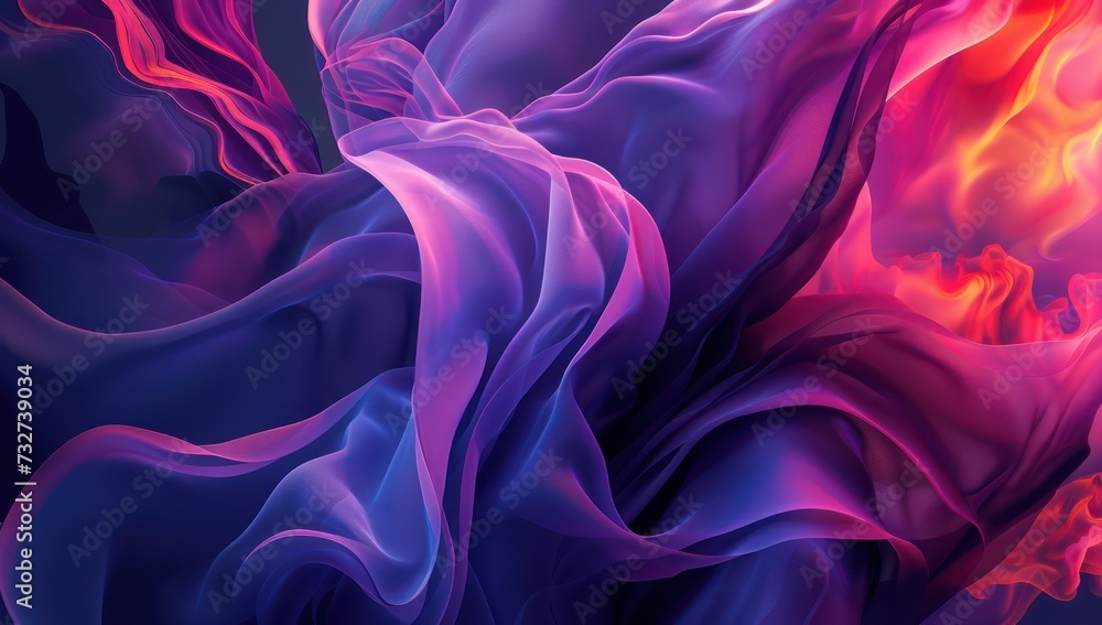 Fototapeta premium Abstract background with soft lines for technological processes, science, presentations, education, etc