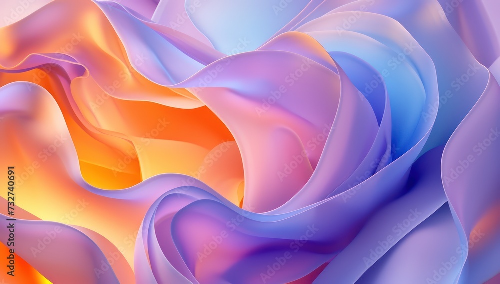 Obraz premium Abstract background with soft lines for technological processes, science, presentations, education, etc