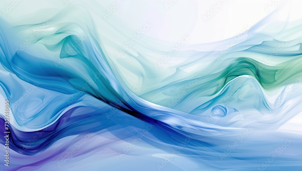 Wavy pattern with a combination of blue and green. Background for technological processes, science, presentations, education, etc Wavy pattern with a combination of blue and green. Background for technological processes, science, presentations, education, etc