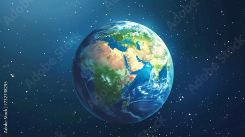 Fototapeta Naklejka Na Ścianę i Meble -  cartoon of planet earth