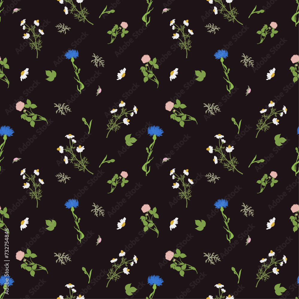 spring pattern with flowers