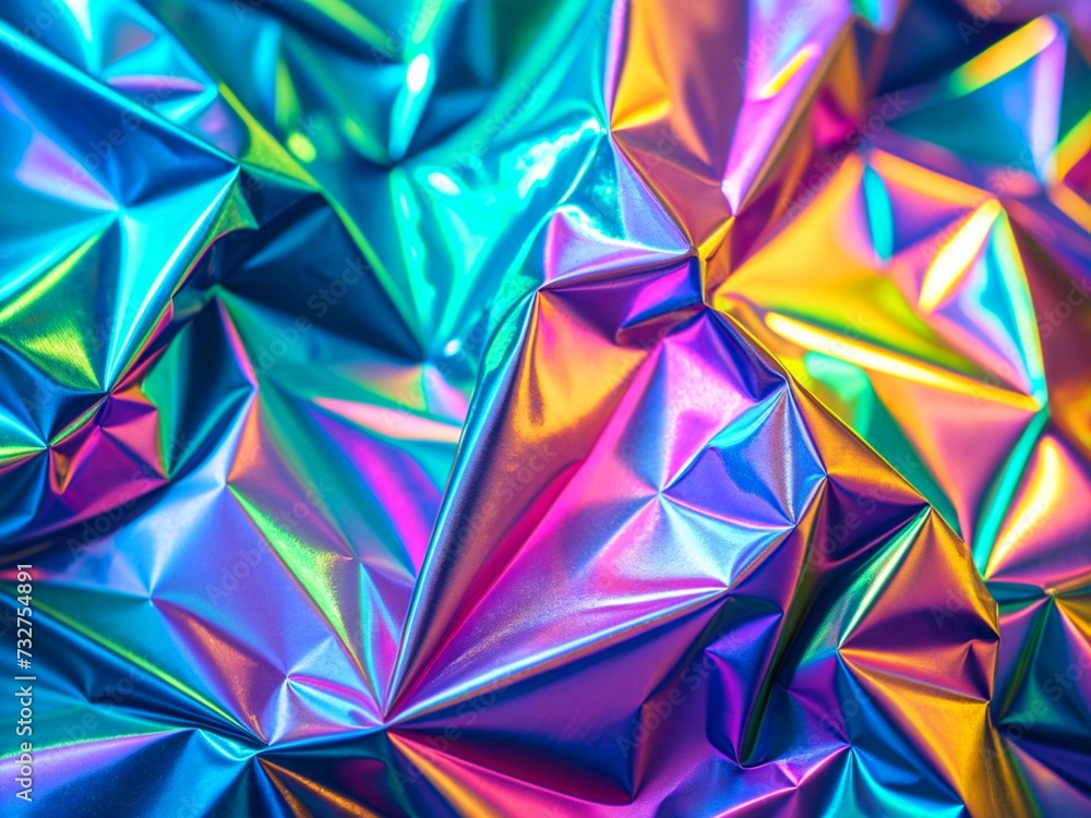 Abstract trendy holographic texture background Abstract trendy holographic texture background