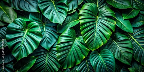Palm Leaves Background Exotic Tropical Texture for Stunning Visuals, Greene Leaves texture