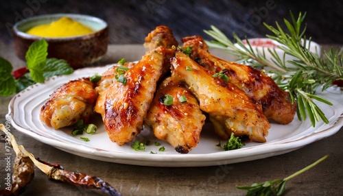 grilled chicken wings