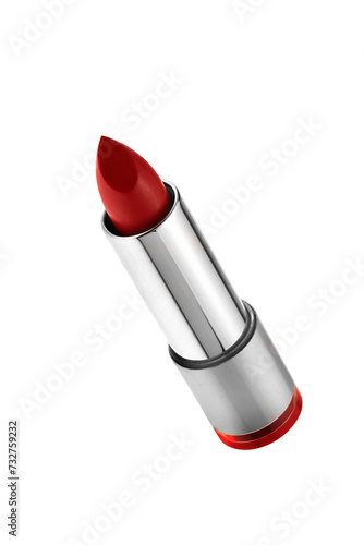 women's lipsticks of various models on a cutout background