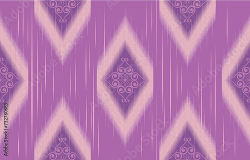 Ikat India seamless pattern traditional  tribal india concept background, ikat india flower,mandala,shape Design for Sari fabric,saree,carpet,wallpaper,clothing,batik,fabric,quilt,Vector,illustration