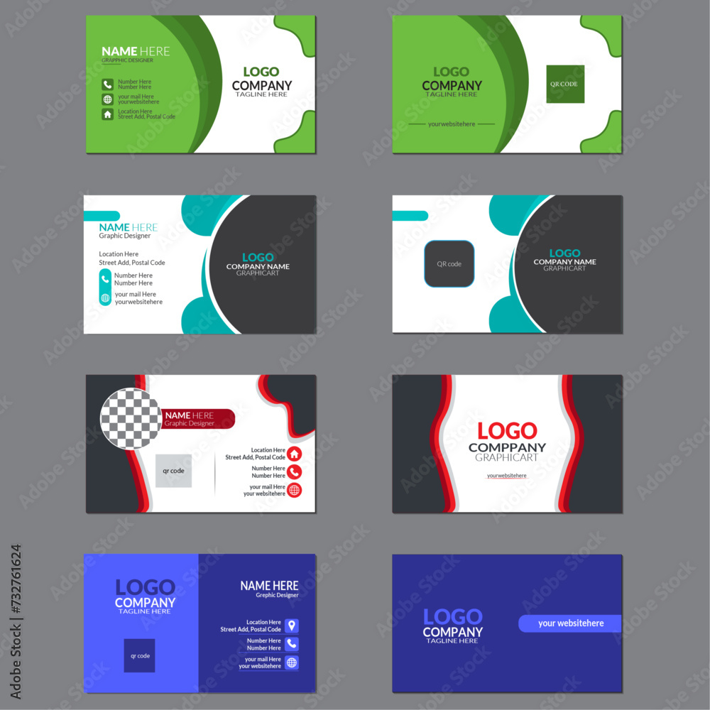 Creative new Business Card and modern name card. Creative new Business Card and modern name card.