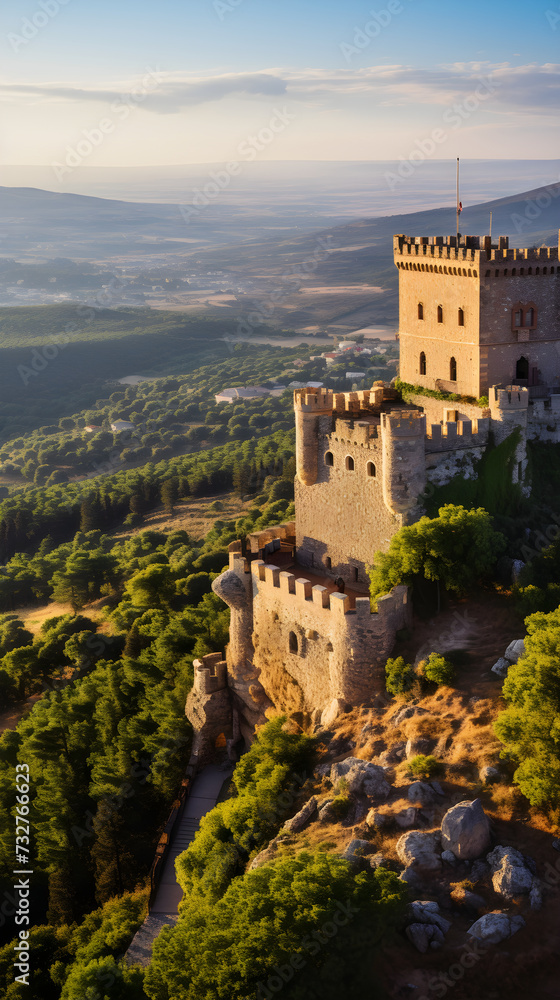 Ancient Wonders Unveiled: The Grandeur and Mystique of Ehmedek Castle Amid Blissful Landscape