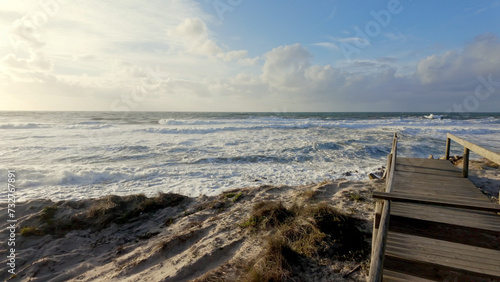 Storm Irene worsens the fragile dune protection