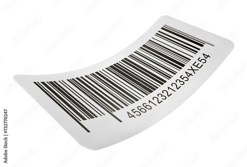 Generic barcode isolated on transparent background. 3D illustration Generic barcode isolated on transparent background. 3D illustration