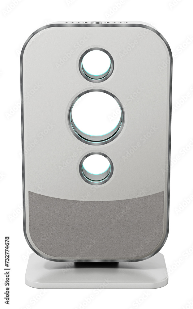 Air purifier isolated on transparent background. 3D illustration Air purifier isolated on transparent background. 3D illustration