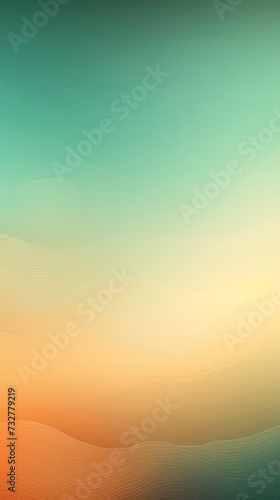 Pastel abstract background with soft gradient from gold to emerald. Creating a calming visual effect. Copy space. Vertical format