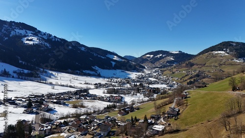 Panoramablick über Niederau in der Wildschönau