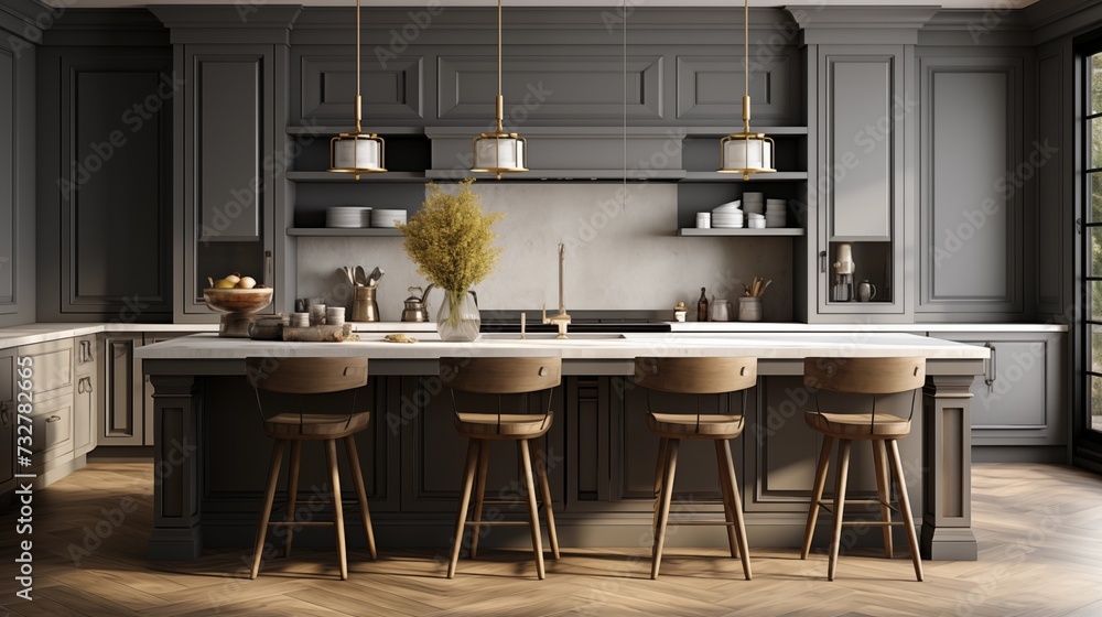 Monochromatic Kitchen Design Monochromatic Kitchen Design