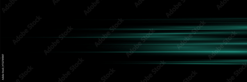 Abstract neon light effect. Lines of speed and light. - obrazy, fototapety, plakaty 
