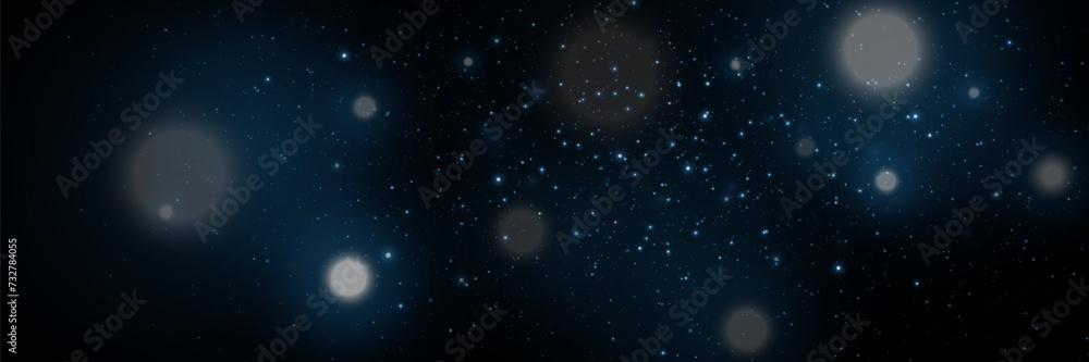 The shine of sparkling dust particles. A glare of light and stars. The shine of sparkling dust particles. A glare of light and stars.