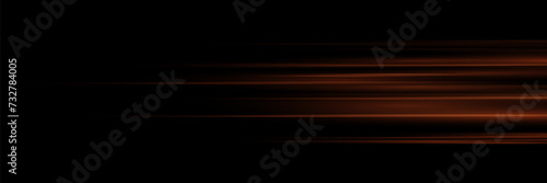 Abstract neon light effect. Lines of speed and light.
