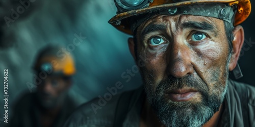 miners at the mine Generative AI