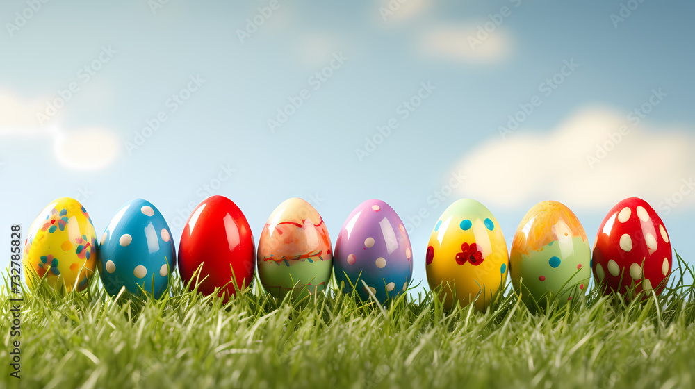 Easter background, background with copy space Easter background, background with copy space