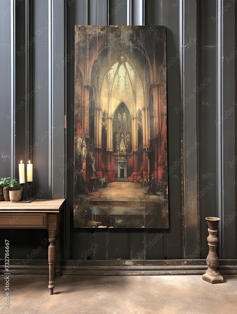Vintage Church Interiors: Magical Gothic Cathedral Art and Must-Have ...